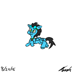 Size: 512x512 | Tagged: safe, artist:ozzyg, oc, oc only, pegasus, pony, goggles, necktie, solo