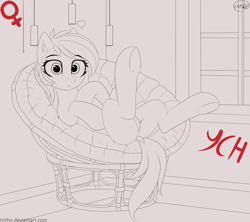 Size: 6200x5500 | Tagged: safe, artist:miseriaart, pony, advertisement, commission, papasan, solo, your character here