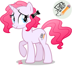 Size: 900x822 | Tagged: safe, artist:glamourkat, oc, oc:sketchy nerves, pony, unicorn, simple background, solo, transparent background