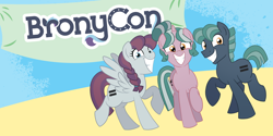 Size: 1280x640 | Tagged: safe, artist:blog, pony, bronycon, bronycon mascots, equalized