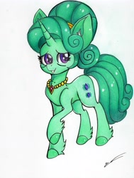 Size: 4255x5625 | Tagged: safe, artist:luxiwind, pony, rainbow roadtrip, mrs. hoofington, solo, traditional art