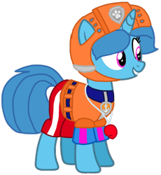 Size: 900x978 | Tagged: safe, artist:徐詩珮, spring rain, pony, unicorn, series:sprglitemplight diary, series:sprglitemplight life jacket days, series:springshadowdrops diary, series:springshadowdrops life jacket days, alternate universe, base used, clothes, cute, lifeguard, lifeguard spring rain, paw patrol, simple background, swimsuit, transparent background