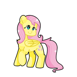 Size: 1080x1080 | Tagged: safe, artist:bbluna, derpibooru import, fluttershy, pegasus, pony