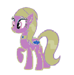 Size: 378x383 | Tagged: artist needed, safe, vera, earth pony, pony, 1000 hours in ms paint, prototype, recolor, solo, spa pony