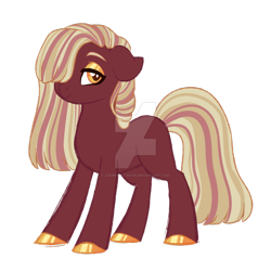 Size: 1024x1024 | Tagged: safe, artist:azure-art-wave, oc, earth pony, pony, colored hooves, deviantart watermark, female, mare, obtrusive watermark, simple background, solo, transparent background, watermark