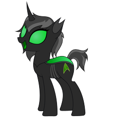 Size: 2000x2191 | Tagged: safe, artist:meepthechangeling, oc, oc only, oc:meep, changeling, changeling oc, female, green changeling, open mouth, simple background, transparent background