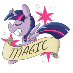 Size: 894x894 | Tagged: safe, artist:threelegmeg, twilight sparkle, twilight sparkle (alicorn), alicorn, pony, cute, cutie mark background, ear fluff, eyes closed, magic, profile, scroll, smiling, solo, twiabetes