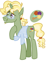 Size: 1635x2142 | Tagged: safe, artist:eonionic, oc, oc only, oc:corduroy, pony, unicorn, clothes, magical gay spawn, male, offspring, parent:trenderhoof, parent:zephyr breeze, parents:trenderbreeze, shirt, simple background, solo, stallion, transparent background