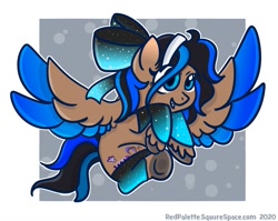 Size: 1280x1020 | Tagged: safe, artist:redpalette, oc, oc only, pegasus, pony, blue, bow, clothes, cute, leg warmers, socks, wings