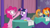 Size: 1920x1080 | Tagged: safe, screencap, cranky doodle donkey, pinkie pie, sunburst, twilight sparkle, twilight sparkle (alicorn), alicorn, earth pony, pony, a trivial pursuit, bell