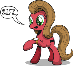 Size: 952x840 | Tagged: safe, artist:gray--day, oc, oc only, oc:pun, earth pony, pony, ask, ask pun, female, mare, simple background, solo, transparent background, watch, wristwatch