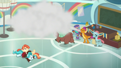 Size: 1920x1080 | Tagged: safe, screencap, lighthoof, ocellus, shimmy shake, smolder, snips, yona, 2 4 6 greaaat