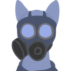 Size: 894x894 | Tagged: safe, artist:riley vinchers, earth pony, pony, bust, clothes, gas mask, mask, portrait, uniform