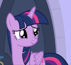Size: 1026x938 | Tagged: safe, screencap, twilight sparkle, twilight sparkle (alicorn), alicorn, the ending of the end, cropped, crying, cute, smiling, solo, tears of joy, twiabetes
