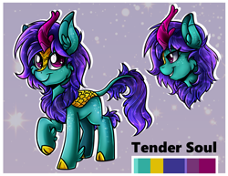 Size: 1586x1224 | Tagged: safe, artist:deraniel, oc, oc only, oc:tender soul, kirin, female, kirin oc, reference sheet