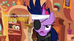 Size: 720x405 | Tagged: safe, edit, edited screencap, screencap, twilight sparkle, pony, it's about time, future twilight, golden oaks library, play of the game, solo