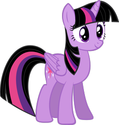 Size: 2948x3093 | Tagged: safe, artist:overdriv3n, edit, twilight sparkle, twilight sparkle (alicorn), alicorn, pony, female, mare, recolor, simple background, solo, transparent background