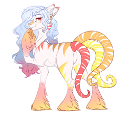 Size: 3524x3238 | Tagged: safe, artist:holoriot, oc, zebra, augmented tail, female, high res, simple background, solo, white background