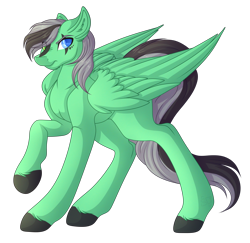 Size: 3506x3404 | Tagged: safe, artist:amazing-artsong, oc, oc:aaron flaze, pegasus, pony, high res, male, simple background, solo, stallion, transparent background