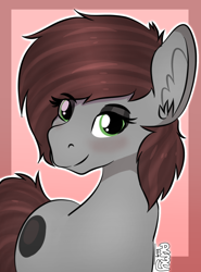 Size: 584x790 | Tagged: safe, artist:almond evergrow, oc, oc:obsidian, earth pony, pony, female, mare, solo