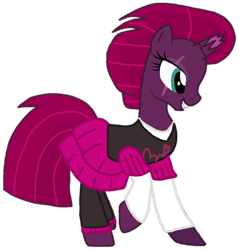 Size: 876x917 | Tagged: safe, artist:徐詩珮, edit, fizzlepop berrytwist, tempest shadow, pony, unicorn, series:ponies in precure universes, broken horn, clothes, cute, female, hibiki hojo, horn, mare, precure, simple background, suite precure, tempestbetes, transparent background