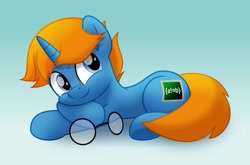 Size: 800x529 | Tagged: safe, artist:jhayarr23, oc, oc:jack chestnut, pony, unicorn, glasses, male, prone, solo, stallion