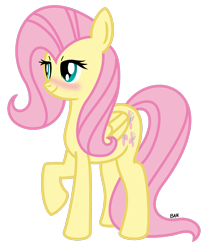 Size: 1600x1931 | Tagged: safe, artist:banquo0, fluttershy, pegasus, pony, blushing, simple background, solo, transparent background