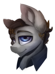 Size: 1500x2006 | Tagged: safe, artist:ignis, oc, oc:trevor rain, pony, art trade, bust, portrait, simple background, solo, transparent background