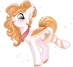Size: 729x672 | Tagged: safe, artist:shiroikitten, oc, oc only, oc:juicy peach, bat pony, pony, base used, clothes, female, mare, simple background, socks, solo, striped socks, transparent background