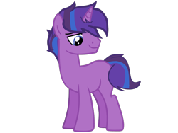 Size: 4500x3375 | Tagged: safe, artist:avatarmicheru, oc, oc:nightfall gleam, pony, unicorn, base used, male, offspring, parent:flash sentry, parent:twilight sparkle, parents:flashlight, simple background, solo, stallion, transparent background