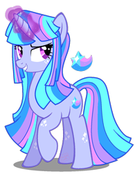 Size: 937x1200 | Tagged: safe, artist:awoomarblesoda, oc, oc:supernova, pony, unicorn, female, magic, magical lesbian spawn, mare, offspring, parent:rainbow dash, parent:twilight sparkle, parents:twidash, simple background, solo, transparent background