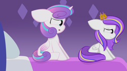 Size: 2109x1187 | Tagged: safe, artist:sugarcloud12, princess flurry heart, pegasus, pony, crown, female, filly, jewelry, older, regalia