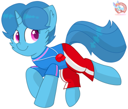 Size: 1670x1425 | Tagged: safe, artist:rainbow eevee, spring rain, pony, unicorn, series:sprglitemplight life jacket days, series:springshadowdrops life jacket days, cute, female, lifeguard, lifeguard spring rain, mare, simple background, solo, springbetes, transparent background, vector, whistle, whistle necklace