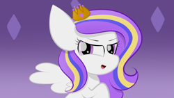 Size: 2109x1187 | Tagged: safe, artist:sugarcloud12, oc, pegasus, pony, crown, female, filly, jewelry, regalia, solo