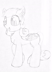 Size: 1662x2293 | Tagged: safe, artist:fireworks sea, oc, oc:fireworks snow, pegasus, solo, traditional art