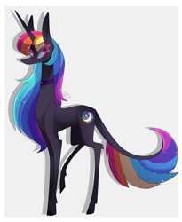 Size: 1386x1693 | Tagged: safe, artist:sugaryicecreammlp, oc, oc:moonlight rainbow, pony, unicorn, female, mare, solo