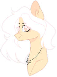 Size: 1024x1374 | Tagged: safe, artist:chococolte, oc, pony, bust, female, mare, no pupils, portrait, simple background, solo, transparent background