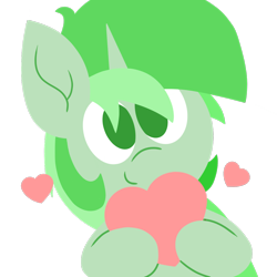 Size: 1200x1200 | Tagged: safe, artist:thebadbadger, oc, oc only, oc:cassi marinera, unicorn, heart, simple background, solo, transparent background