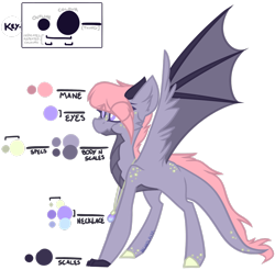 Size: 2467x2430 | Tagged: safe, artist:mcwolfity, oc, oc only, dracony, dragon, hybrid, pony, colored hooves, ear fluff, eye clipping through hair, parents:oc x oc, reference sheet, simple background, solo, text, transparent background