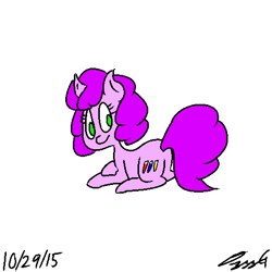 Size: 512x512 | Tagged: safe, artist:ozzyg, oc, oc only, oc:quantum dot, earth pony, pony, butt, female, mare, plot, solo