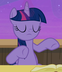 Size: 722x837 | Tagged: safe, screencap, twilight sparkle, twilight sparkle (alicorn), alicorn, once upon a zeppelin, cropped, eyes closed, solo, spread hooves