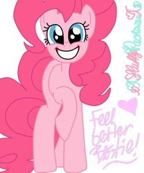 Size: 1024x1229 | Tagged: safe, artist:xxfluffypachirisuxx, pinkie pie, pony, simple background, solo, transparent background