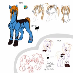 Size: 1024x1024 | Tagged: safe, artist:anelaponela, derpibooru import, oc, oc only, earth pony, male, reference sheet, solo, stallion