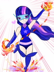 Size: 1280x1707 | Tagged: safe, artist:penelofe, derpibooru import, twilight sparkle, human, humanized, magic, magic gaia, superhero