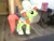 Size: 3272x2456 | Tagged: safe, derpibooru import, edit, editor:topsangtheman, peachy sweet, pinkie pie, twilight sparkle, alicorn, earth pony, pony, my little pony: the movie, apple family member, augmented reality, gameloft, irl, photo, ponies in real life