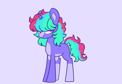 Size: 791x547 | Tagged: safe, artist:unicorn-mutual, derpibooru import, oc, pony, unicorn, base used, female, magical lesbian spawn, mare, offspring, parent:rainbow dash, parent:twilight sparkle, parents:twidash, simple background, solo