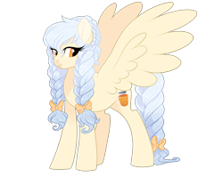 Size: 3000x2390 | Tagged: safe, artist:gigason, derpibooru import, oc, oc:apple moonshine, pegasus, pony, braid, female, high res, magical lesbian spawn, mare, offspring, parent:applejack, parent:princess luna, parents:lunajack, simple background, solo, transparent background