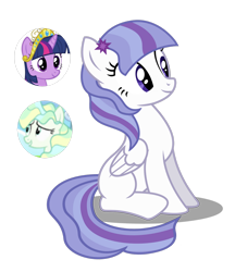 Size: 1280x1482 | Tagged: safe, artist:tenderrain46, derpibooru import, oc, pegasus, big crown thingy, element of magic, female, jewelry, magical lesbian spawn, mare, offspring, parent:twilight sparkle, parent:vapor trail, regalia, simple background, transparent background