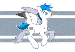 Size: 1431x998 | Tagged: safe, artist:hellishprogrammer, derpibooru import, oc, oc only, oc:jeremy, pegasus, male, simple background, snow, snowflake, solo, stallion, tongue out, transparent background