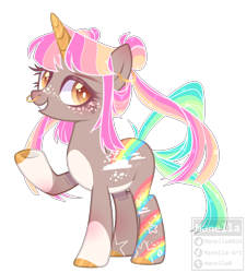 Size: 2136x2376 | Tagged: safe, artist:manella-art, derpibooru import, oc, oc:diva, pony, unicorn, colored horn, female, horn, mare, simple background, solo, transparent background